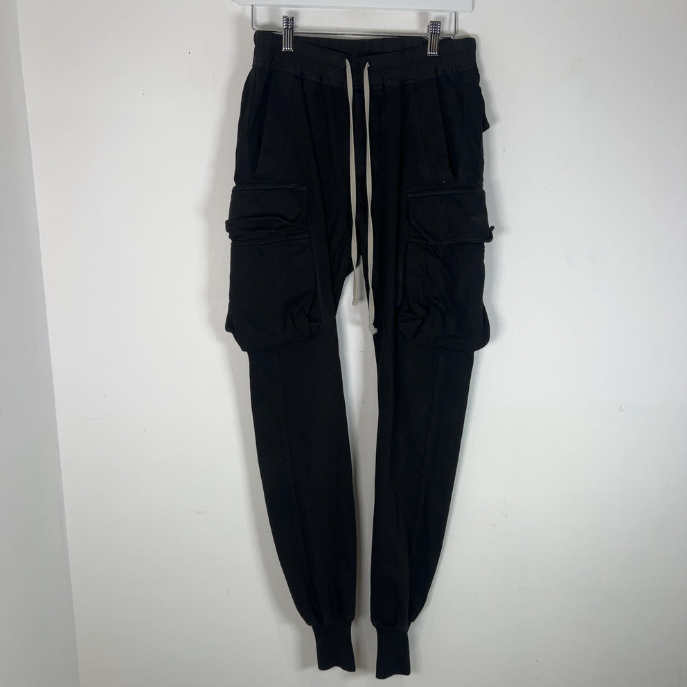 Rick Owens DRKSHDW Mastadon Cut Cargo Sweatpants