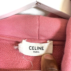 Celine Pink Logo Hoodie
