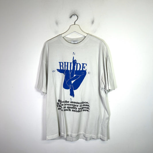 Rhude Respect The Masterpiece Logo T-Shirt
