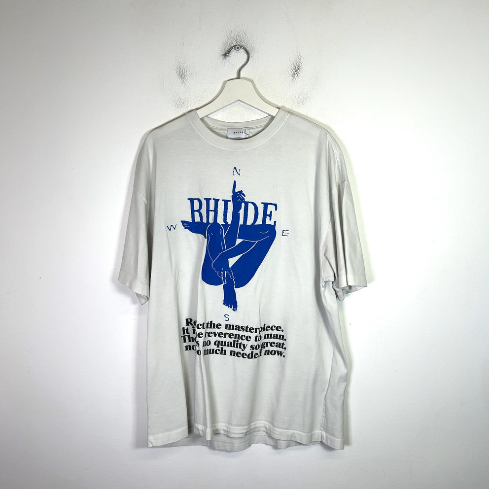 Rhude Respect The Masterpiece Logo T-Shirt