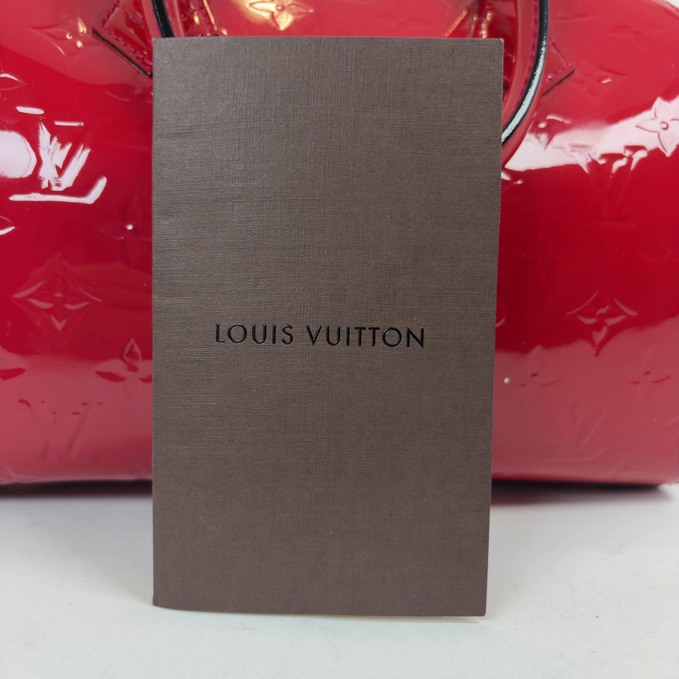 Louis Vuitton Monogram Red Vernis Leather Montana Bag