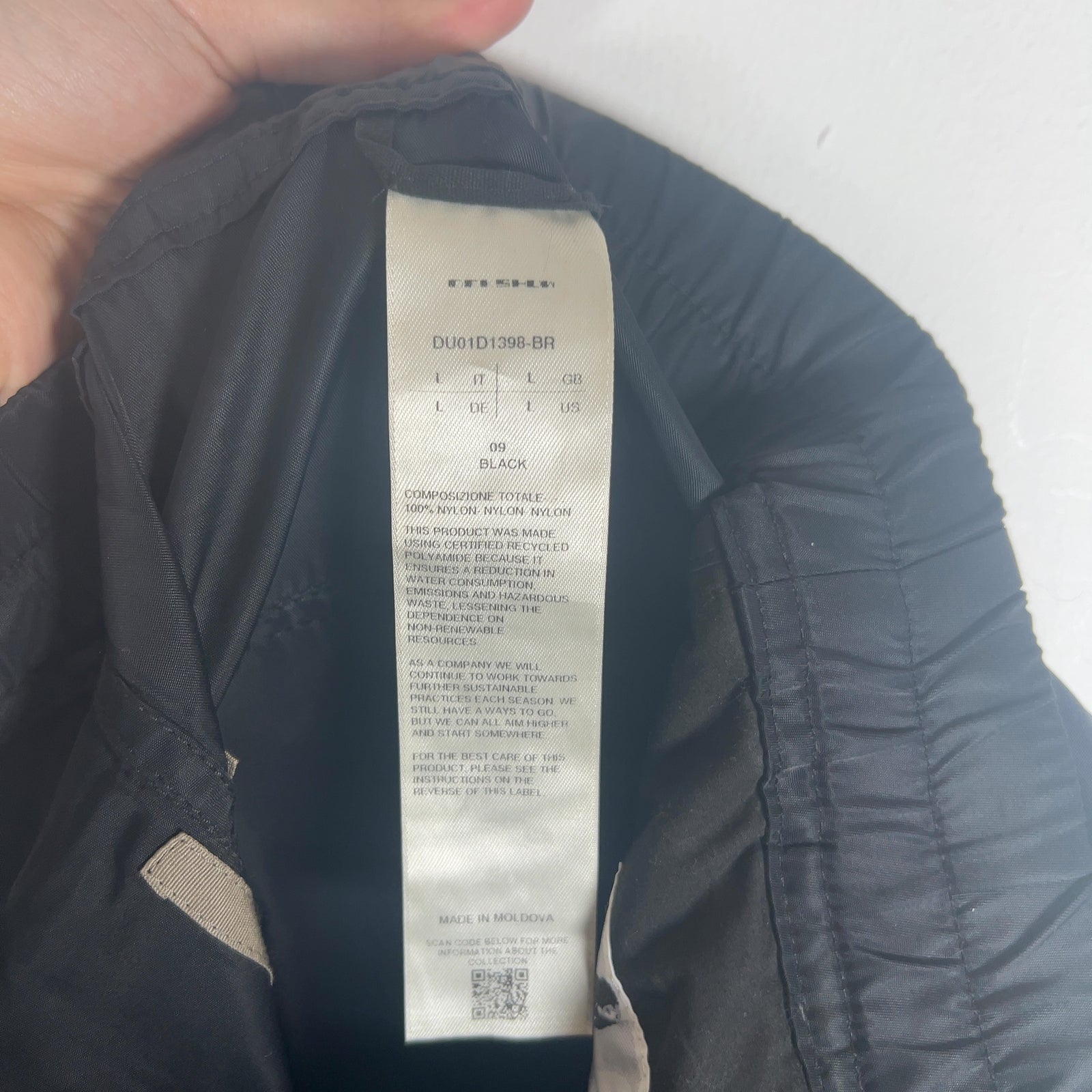 Rick Owens Nylon Double Bela Cargo Pants