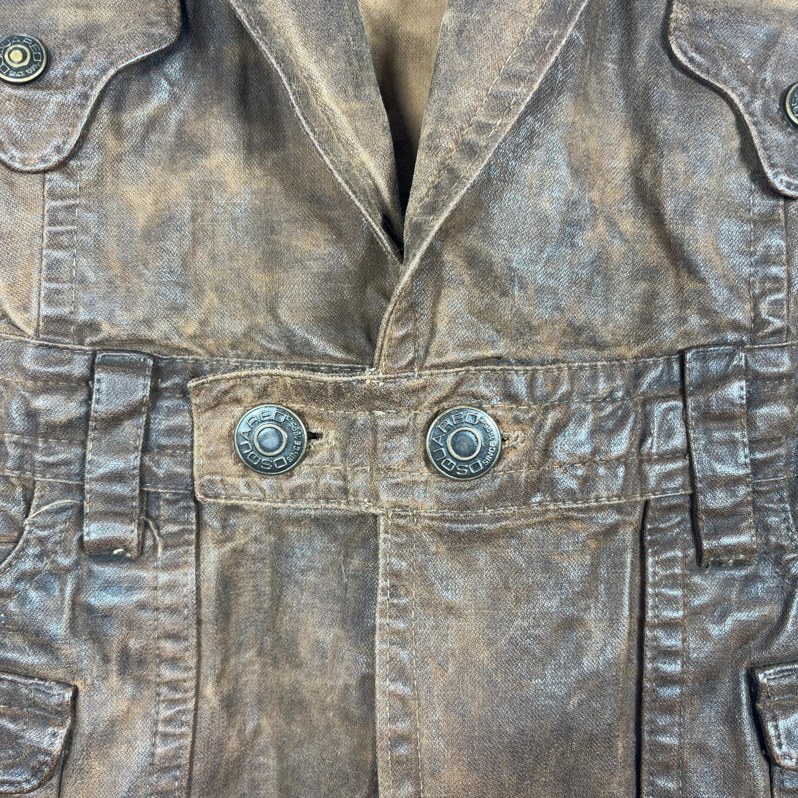 DSquared2 Waxed Canvas Jacket