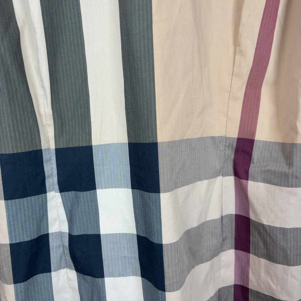 Burberry Plaid Button-Up Shirt