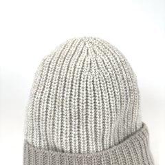 Chanel 'CC' Logo Cashmere Knit Beanie
