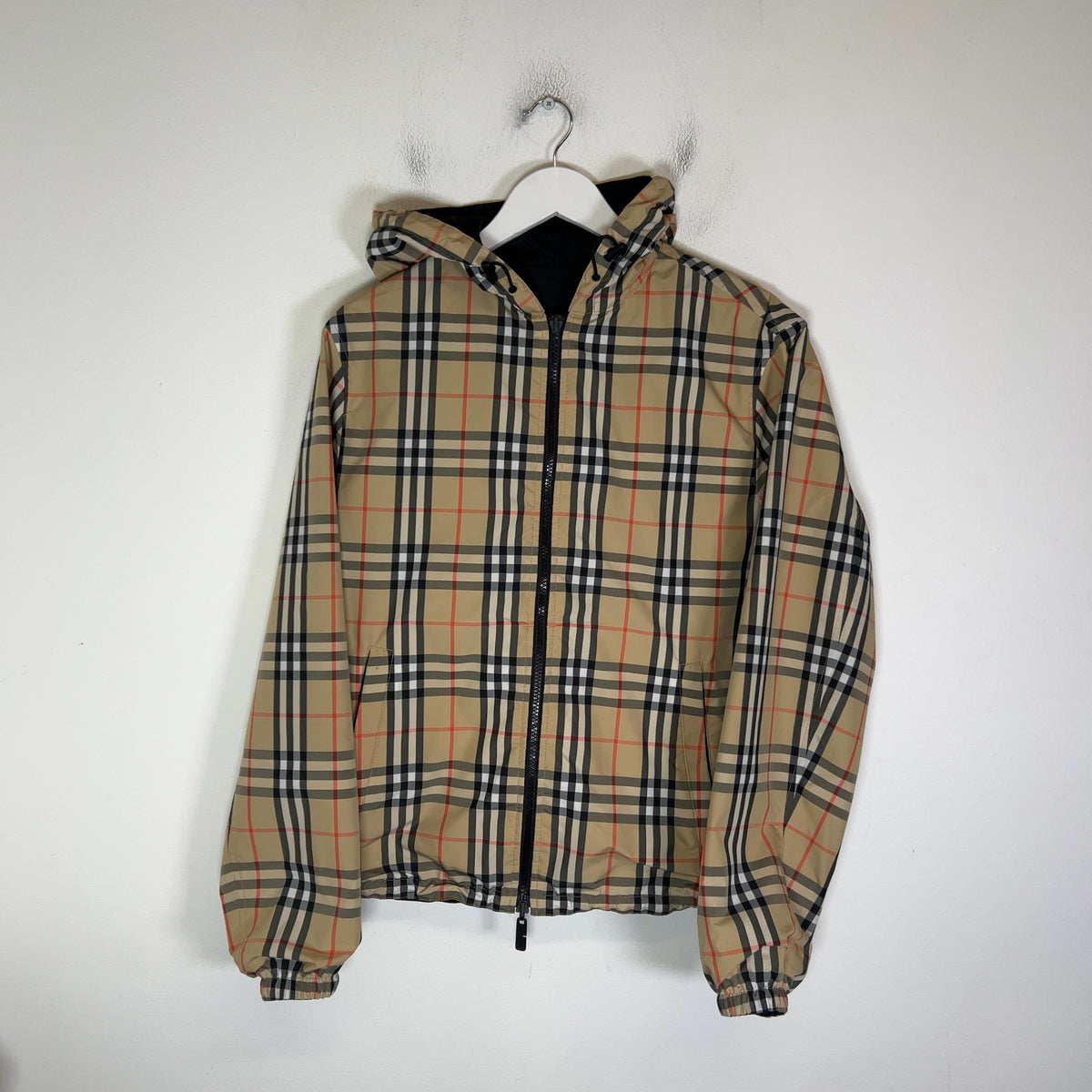 Burberry Newport Reversible Check Hooded Jacket