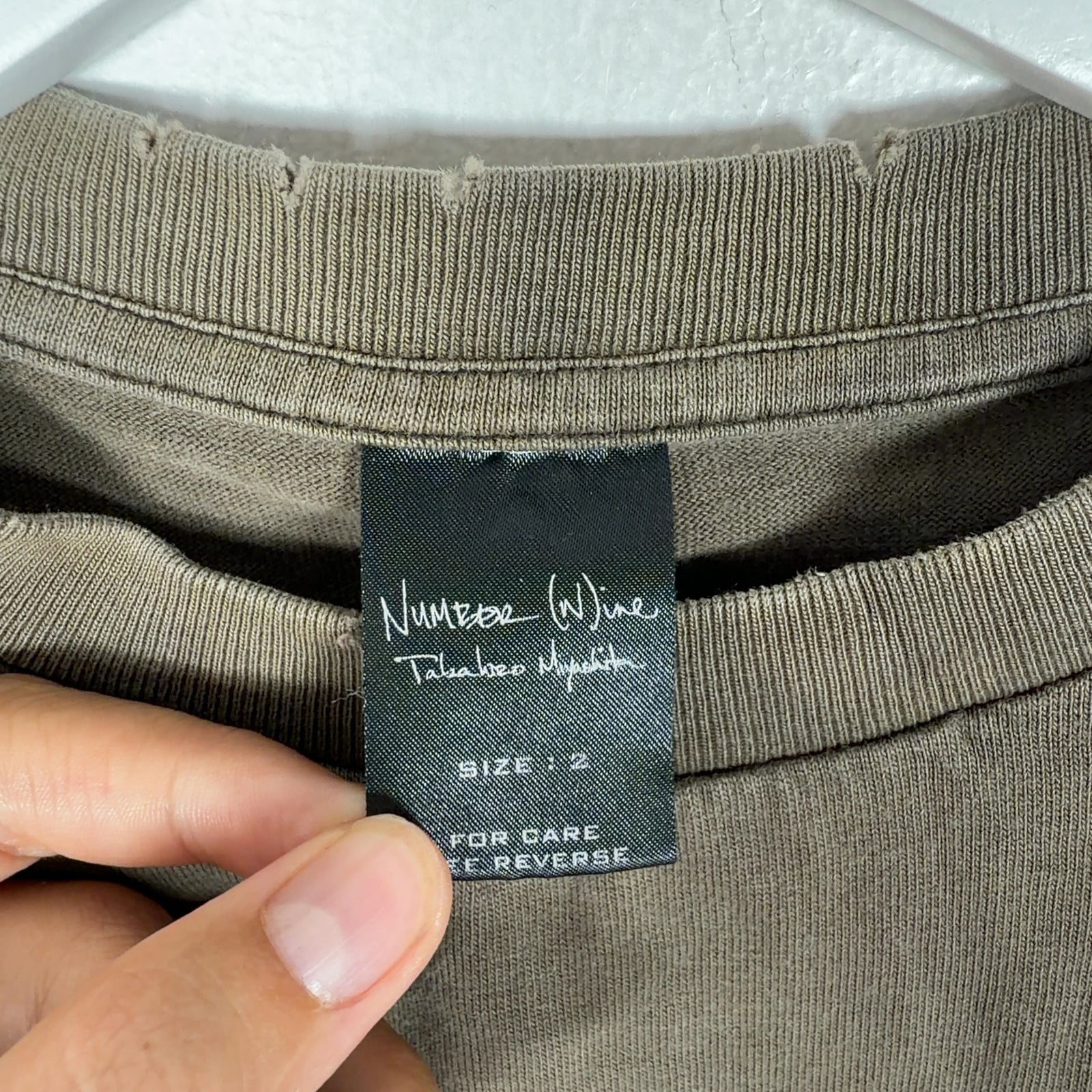 Number (N)ine SS04 ‘Dream Baby Dream’ Clash Jacket T-Shirt