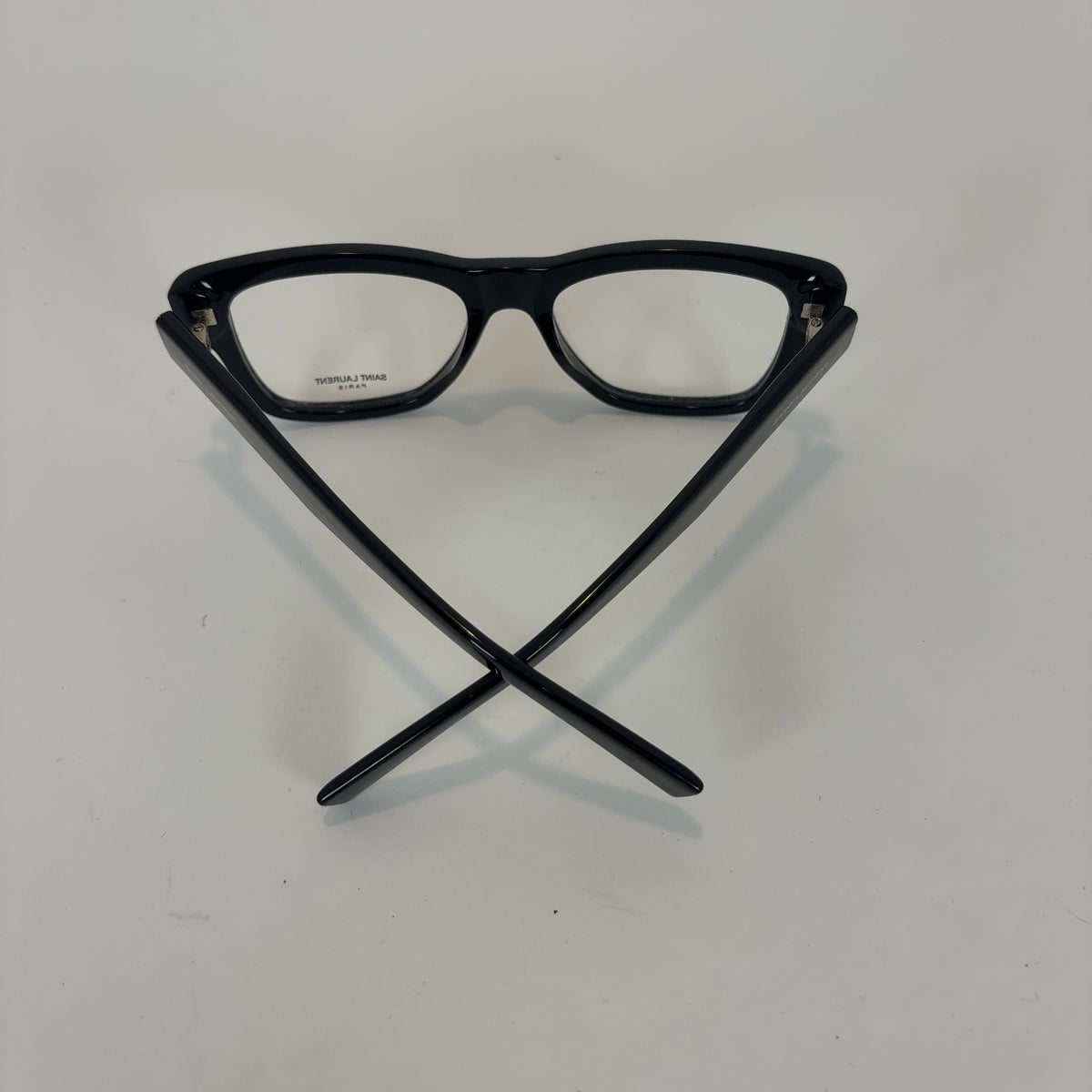 Saint Laurent Clear Lens Logo Glasses