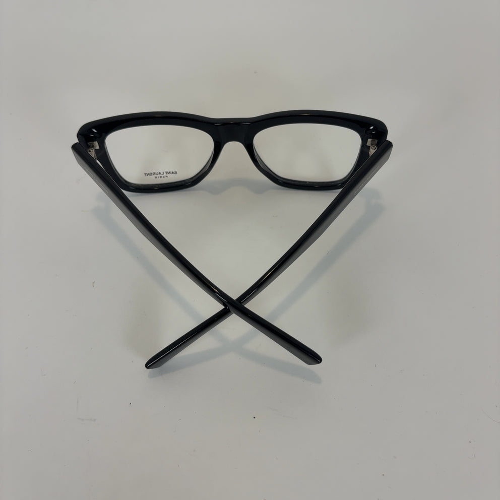 Saint Laurent Clear Lens Logo Glasses