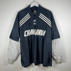 Willy Chavarria x Adidas Embroidered Logo Jersey Hoodie