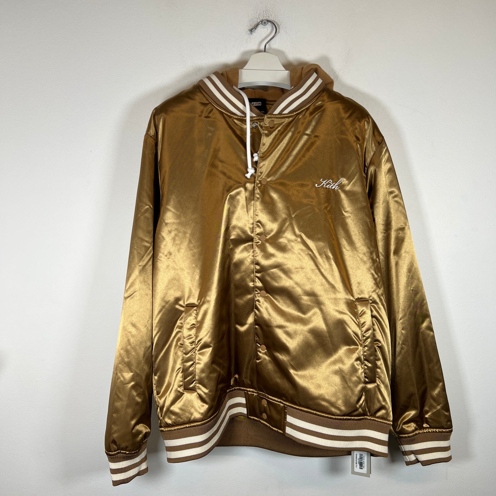 Kith Copper Satin Gorman Bomber Jacket Size XXL