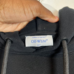 Off-White Black/Green 'Moon Camera' Hoodie Size S