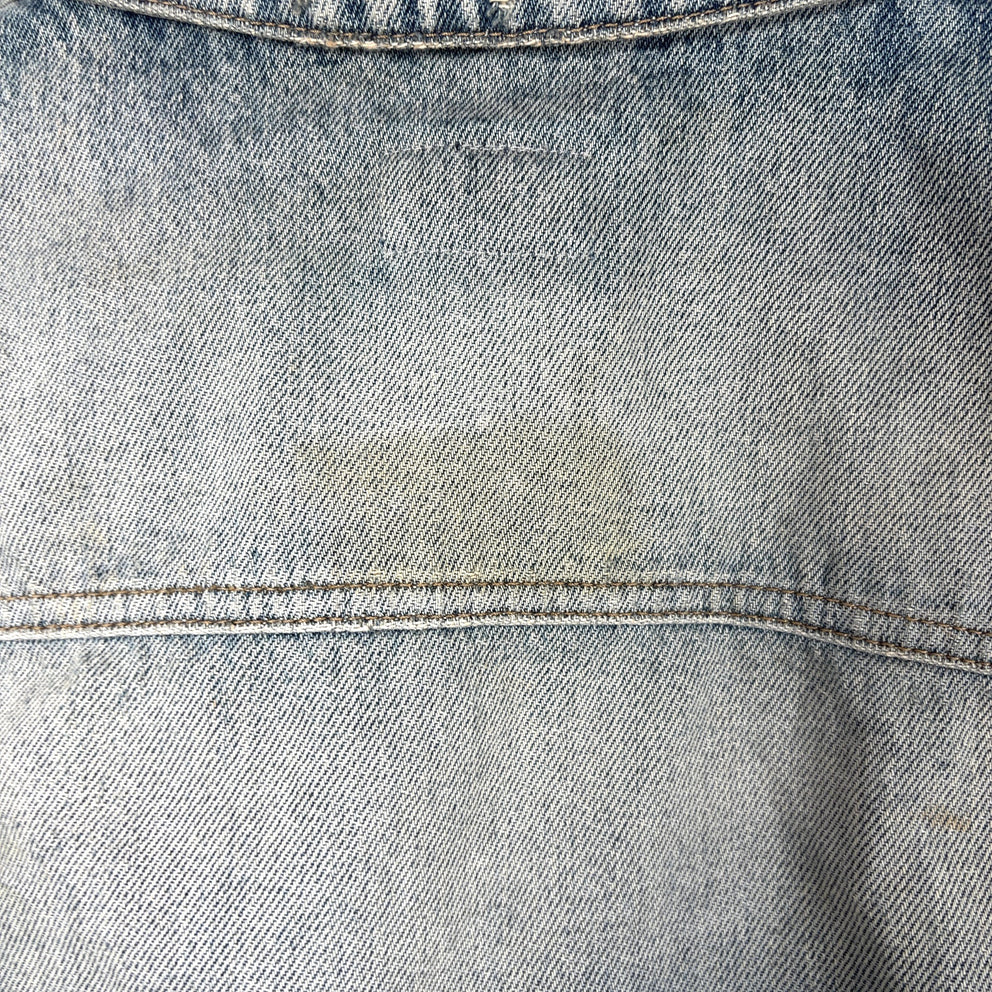 Saint Laurent SS21 Distressed Denim Jacket