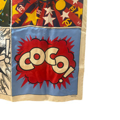 Chanel 2026 'Metiers D'Art' Pop Art Square Scarf