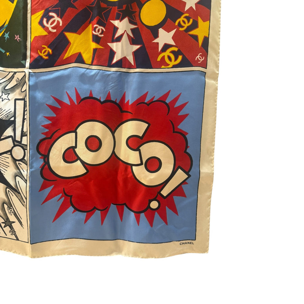 Chanel 2026 'Metiers D'Art' Pop Art Square Scarf