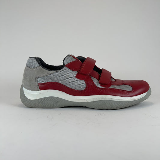 Prada Velcro Strap Americas Cups Low Top Sneaker
