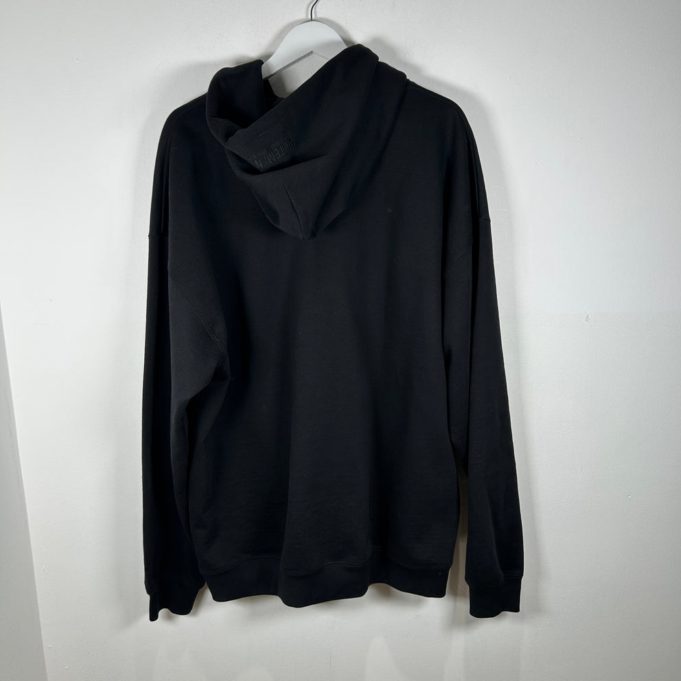 Vetements Rhinestone Crystal Logo Oversized Hoodie Size S
