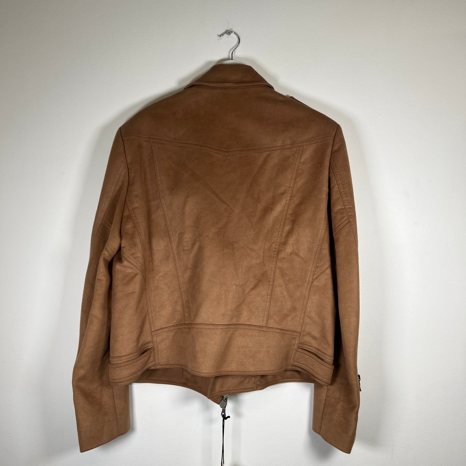 Balmain Suede Biker Jacket