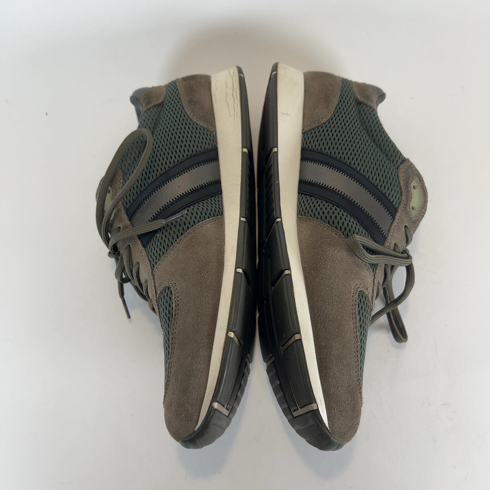 Prada Olive Mesh Lowtop Sneakers