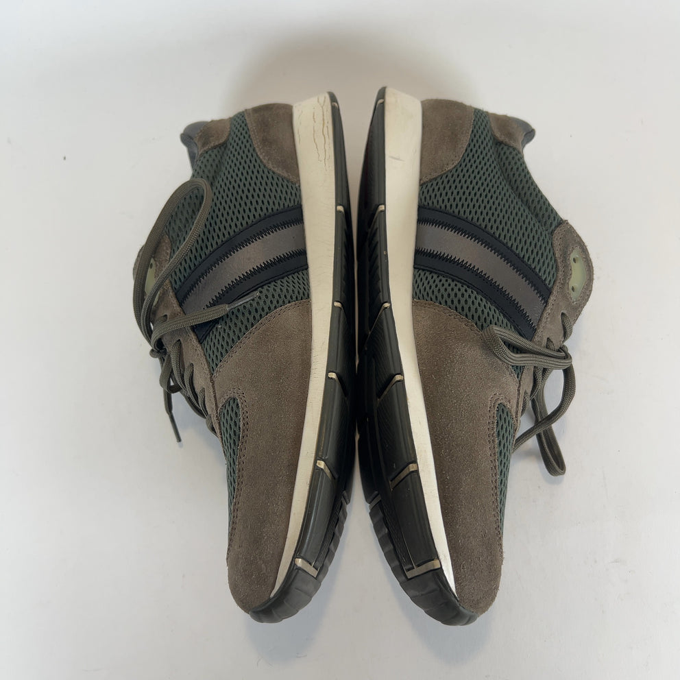 Prada Olive Mesh Lowtop Sneakers