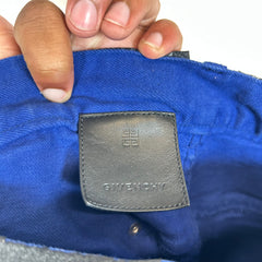 Givenchy Black/Blue Waxed Jeans Size 34
