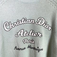 Dior Alterier Logo Embroidered Knit Sweater