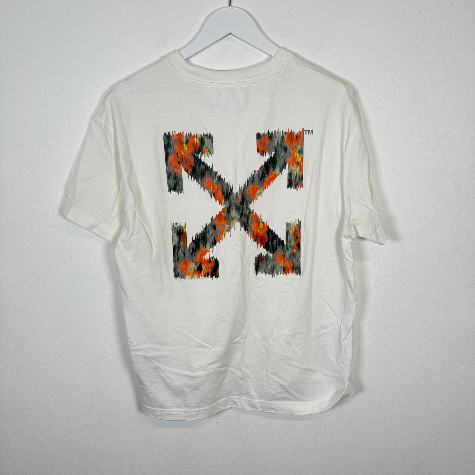 Off-White White Chine Arrows Tee Size M