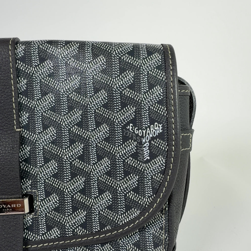 Goyard Grey Belvedere II PM Messenger Bag