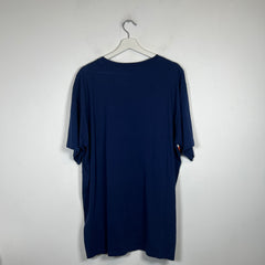 Gucci Blue/Orange Interlocking G Striped T-Shirt Size XL
