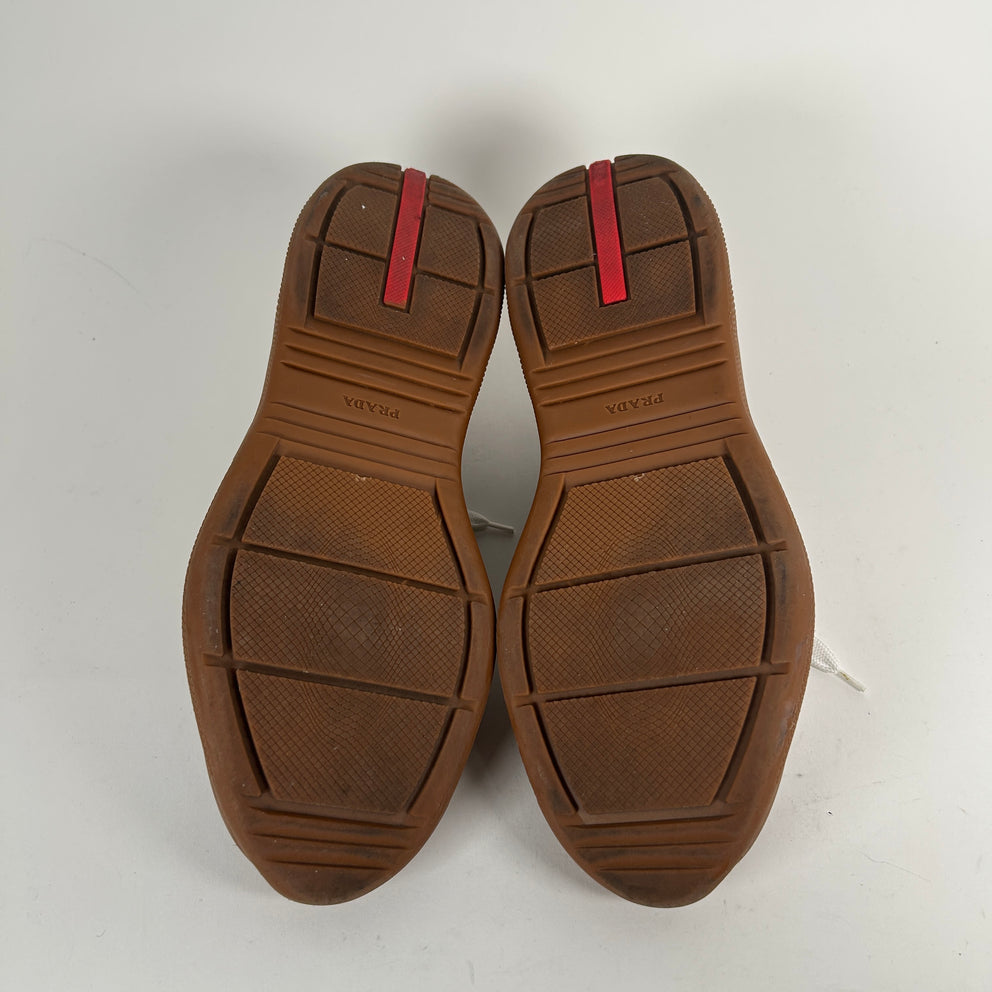 Prada Brown Rubber Cups Size 44