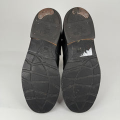 Raf Simons AW06 Black 'Accordion' Zipper Boots Size 8