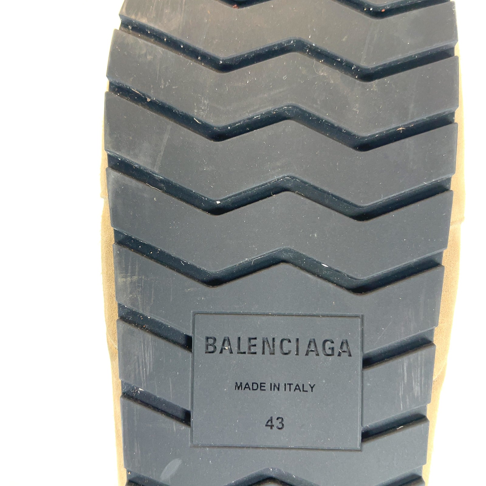 Balenciaga Worn Out Suede Dumbo Mules