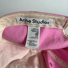 Acne Studios Pink Bubble Logo Cap
