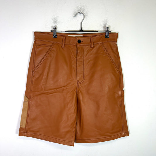 Marni Leather Cargo Shorts
