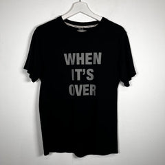 Number (N)ine Black 'When It's Over' Tee Size 3