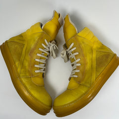 Rick Owens EDFU Lemon Geobaskets Size 45