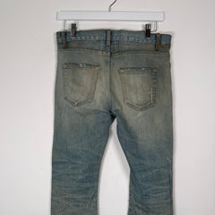 Saint Laurent Jeans Lightwash Distressed D02 Size 27
