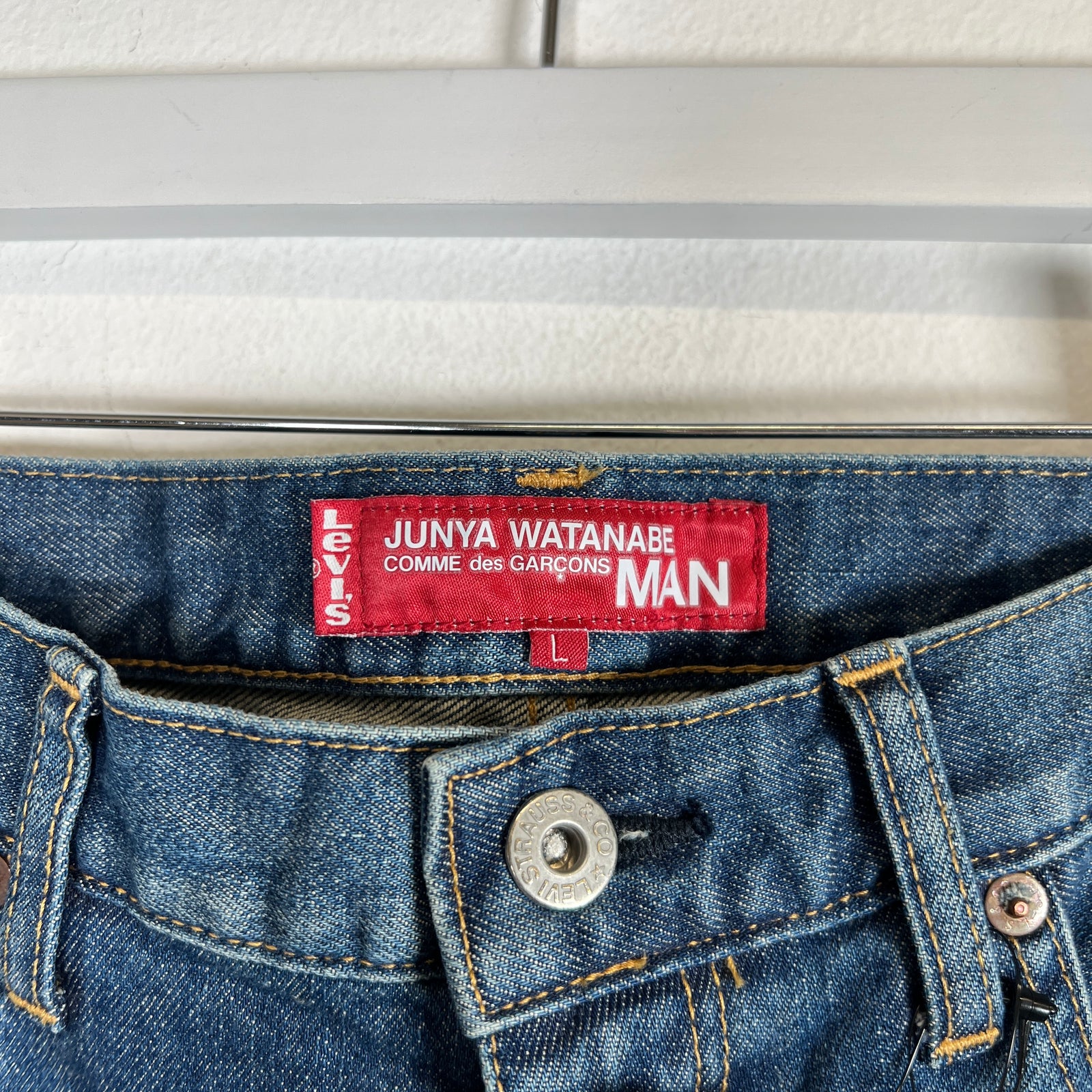 Junya Watanabe Patchwork Slim Fit Jeans Size 34