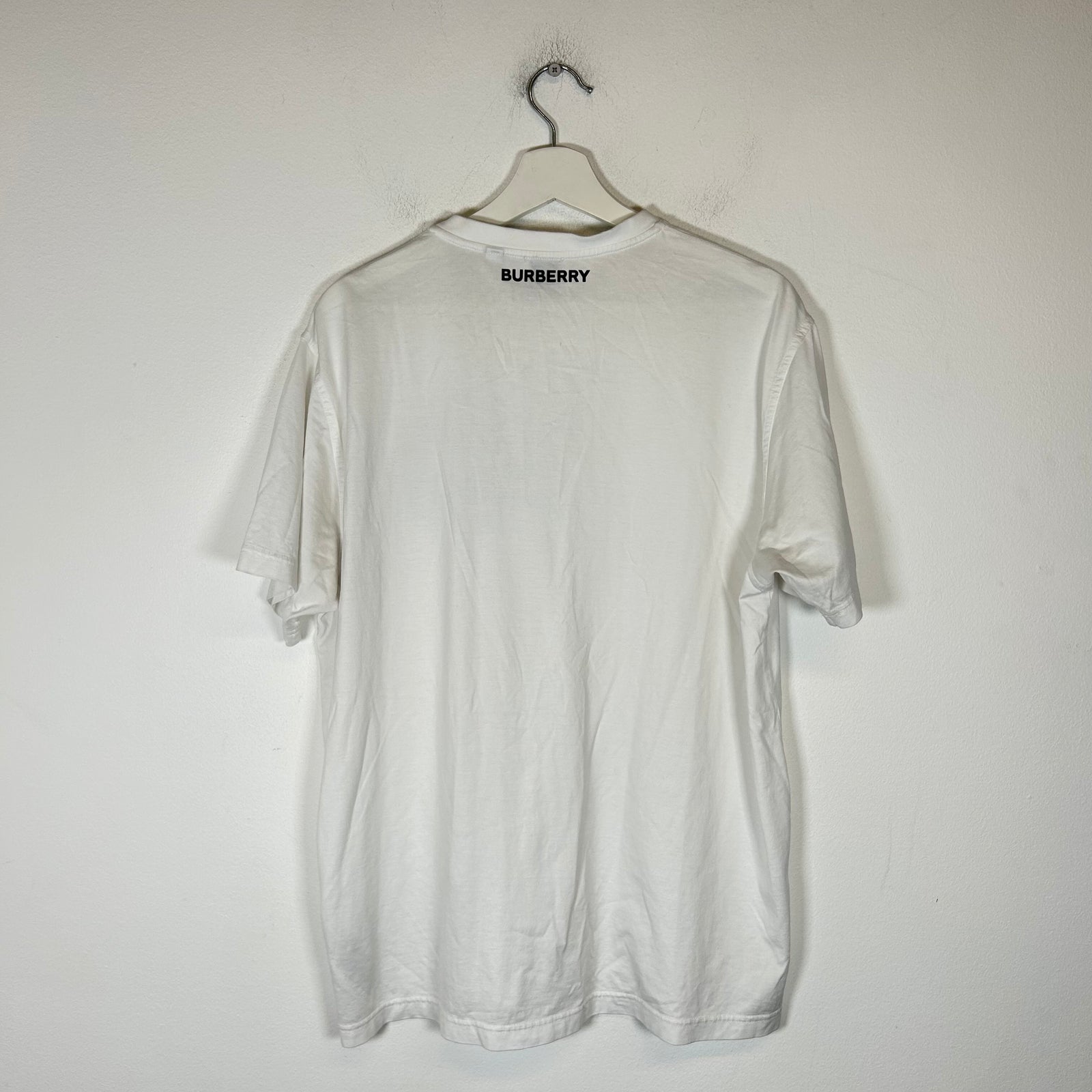 Burberry White Monster Patch T-shirt Size M