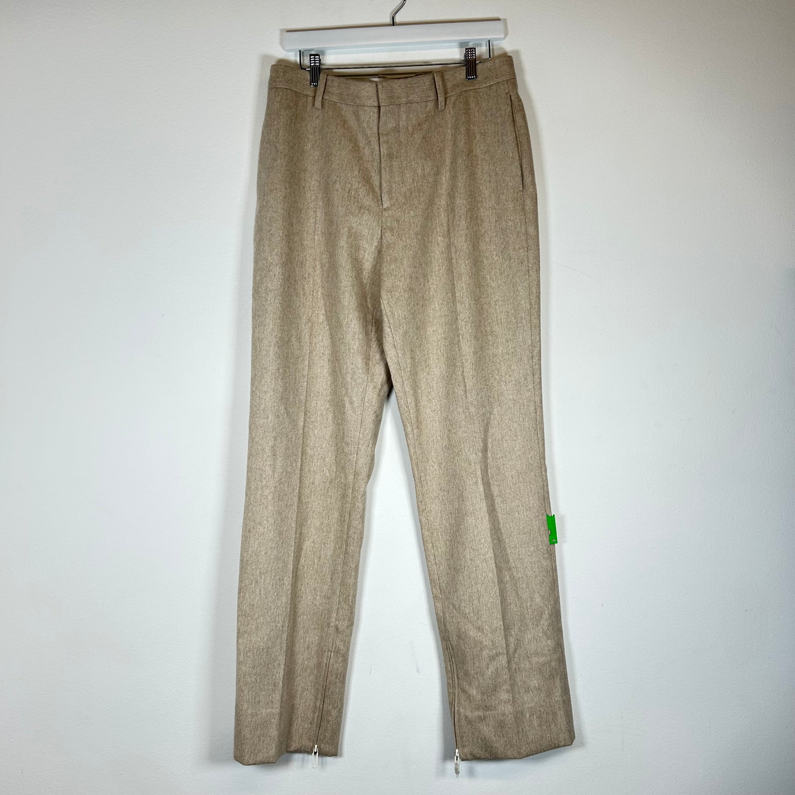 Off-White Beige Wool Pants Size 32