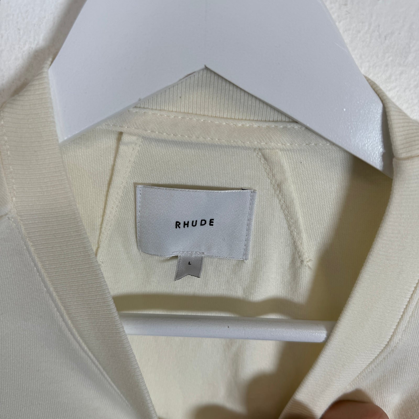 Rhude Cream Cannes Beach Tee Size L