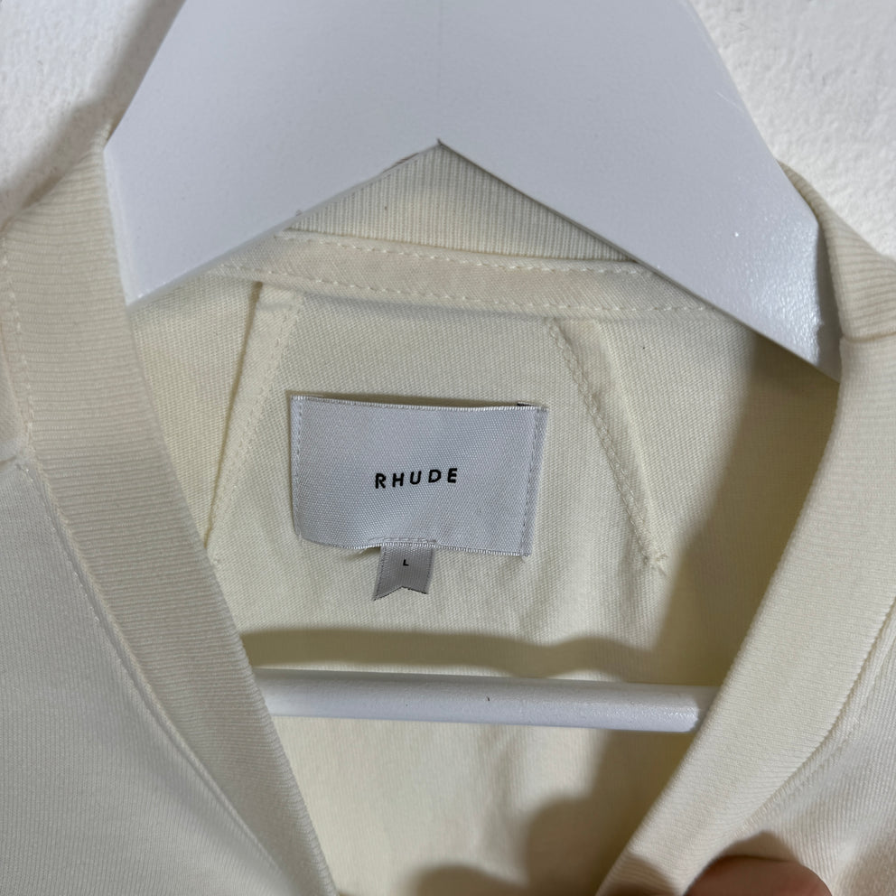 Rhude Cream Cannes Beach Tee Size L