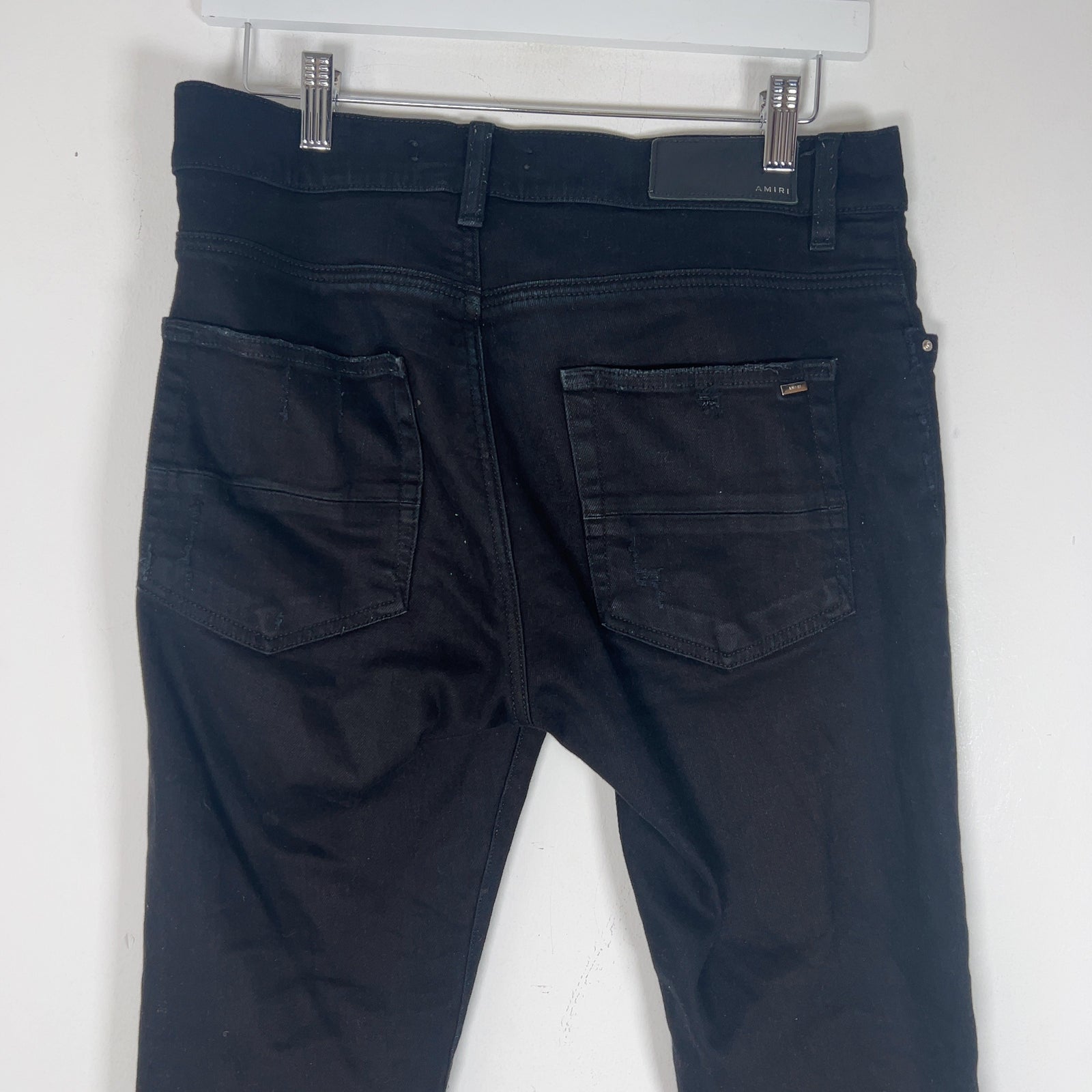 Amiri MX1 Cracked Denim Jeans