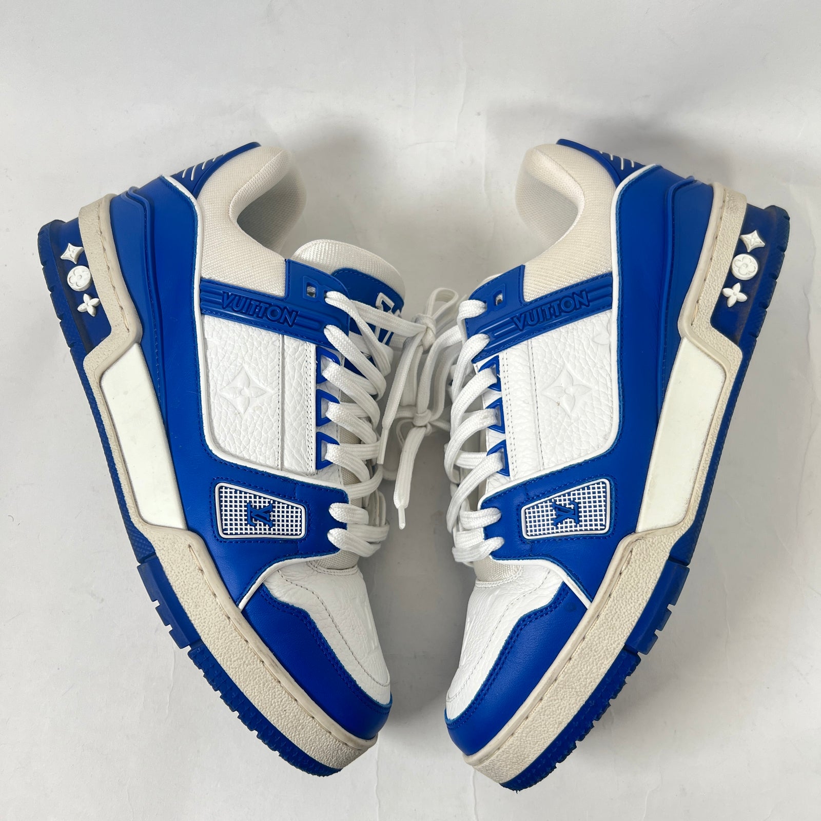 Louis Vuitton Blue/White Trainer Size LV 5.5