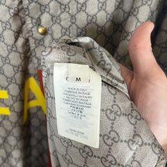 Gucci GG Web Fake/Not Hooded Nylon Parka Size M