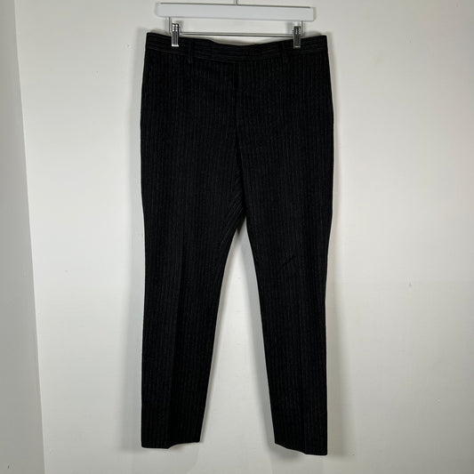 Saint Laurent Grey Pin-Stripe Dress Pant Size 48