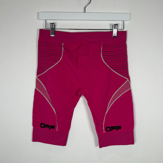 Off-White Pink Athletic Biker Shorts Size L/XL