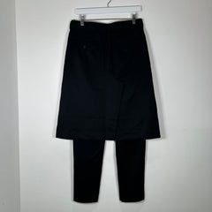 CDG Black Skirt Pants Size 30