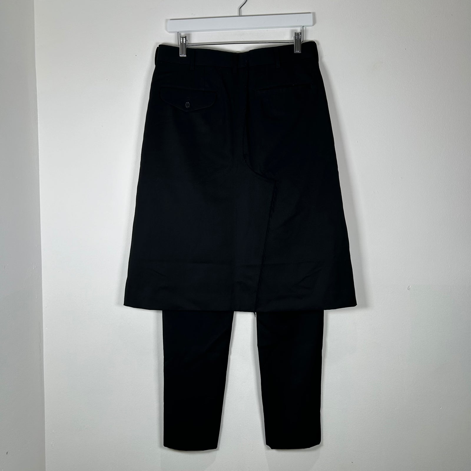 CDG Black Skirt Pants Size 30