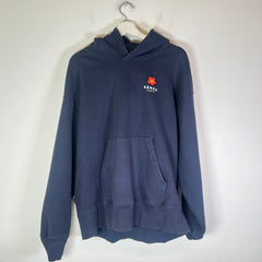 Kenzo Navy Flower Logo Hoodie